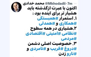 اکنون با عبرت از گذشته باید هشیارتر بود اکنون با عبرت از گذشته باید هشیارتر بود