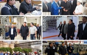 بازدید مدیرعامل بانک ملت از شرکت های تولیدی و صنعتی استان های زنجان و قزوین