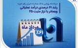 رشد ۶۱ درصدی درآمد عملیاتی وبصادر با تراز مثبت ۲۵