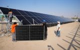 آغاز نصب پنل‌های خورشیدی در نیروگاه ۱۵.۲ مگاواتی شرکت پالایش گاز بیدبلند خلیج‌فارس