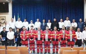 آتش‌نشانان مروارید افتخار آفریدند