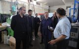پیگیری میدانی مدیرعامل سازمان به همراه بازرس کل استان جهت رفع موانع واحدهای تولیدی